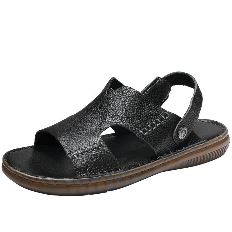 ALTIN™ Bequeme Herren Ledersandalen – Wasserdicht & Rutschfest für Sommer & Outdoor