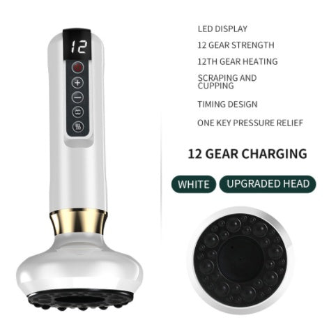 ALTIN™ Intelligentes Schröpfmassagegerät mit Infrarot – 6/12 Intensitätsstufen, Gua Sha, USB-Ladung