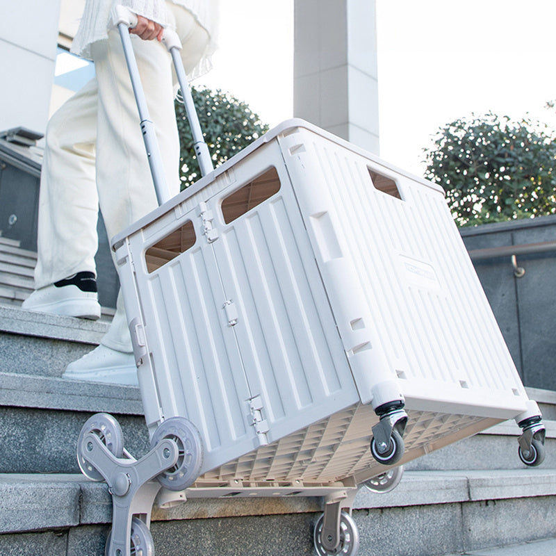 ALTIN™ Faltbarer Einkaufstrolley mit 8 Rädern – 65L – Aluminium & Kunststoff – klappbar & robust