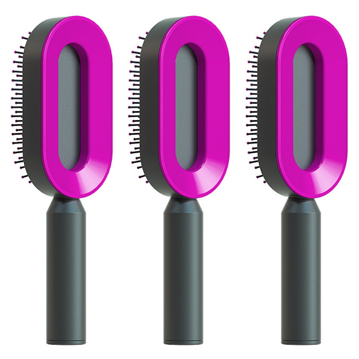 ALTIN™ Selbstreinigende 3-in-1 Massage-Haarbürste mit Luftkissen – Anti-Statik & Schmerzfrei