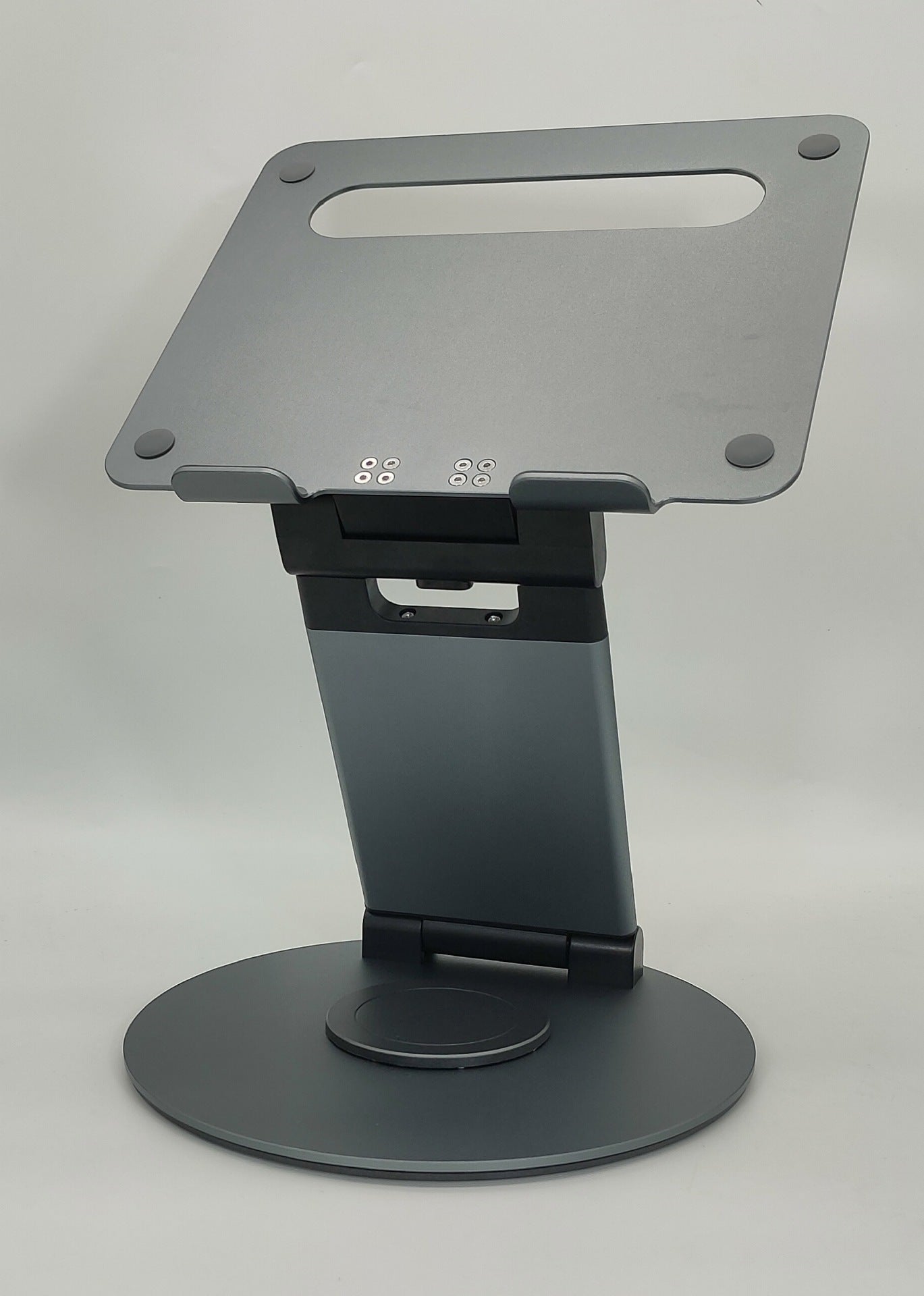 ALTIN™ Höhenverstellbarer Laptop-Ständer aus Aluminium – 360° Drehbar, Faltbar & Ergonomisch