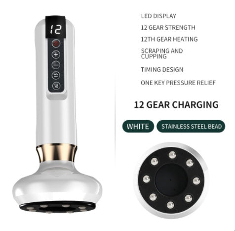 ALTIN™ Intelligentes Schröpfmassagegerät mit Infrarot – 6/12 Intensitätsstufen, Gua Sha, USB-Ladung