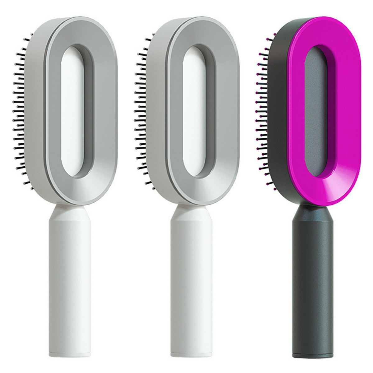 ALTIN™ Selbstreinigende 3-in-1 Massage-Haarbürste mit Luftkissen – Anti-Statik & Schmerzfrei