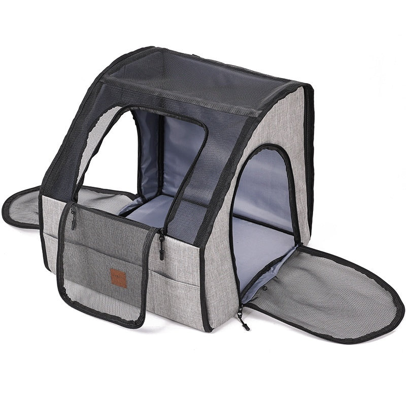 ALTIN™ Tragbare Hunde-Reisetasche – Faltbar, Sicher & Atmungsaktiv für Auto & Unterwegs