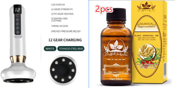 ALTIN™ Intelligentes Schröpfmassagegerät mit Infrarot – 6/12 Intensitätsstufen, Gua Sha, USB-Ladung