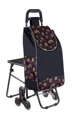 ALTIN™ Einkaufswagen mit Sitz – 3-Rad-System – Faltbar & Belastbar – für Senioren & Alltag