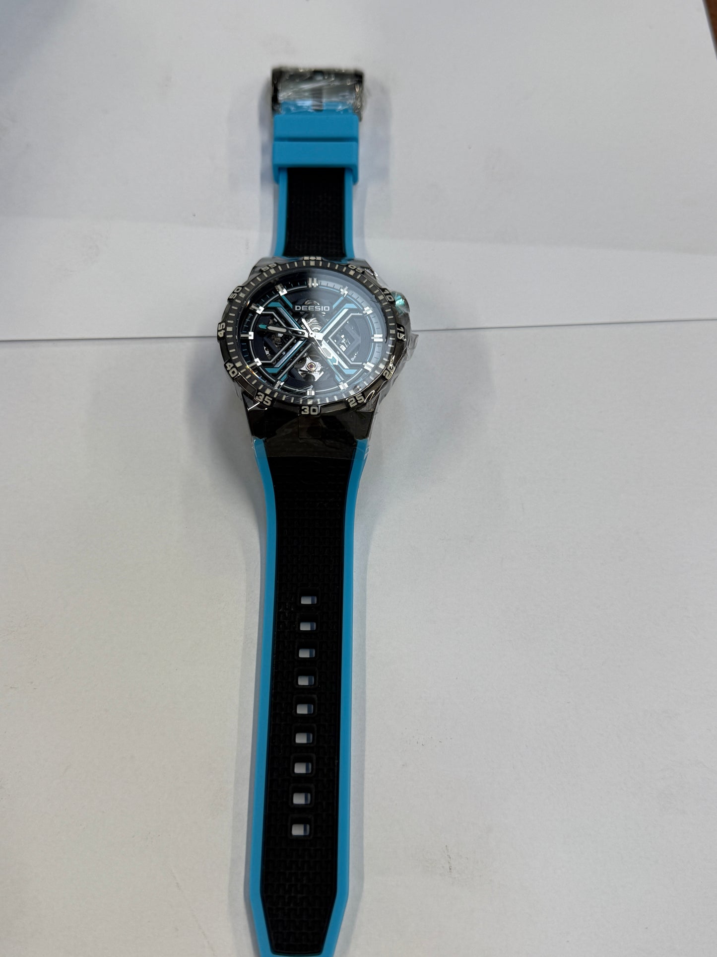 Skelett Design Saphirglas Miyota Automatik Herren Uhr