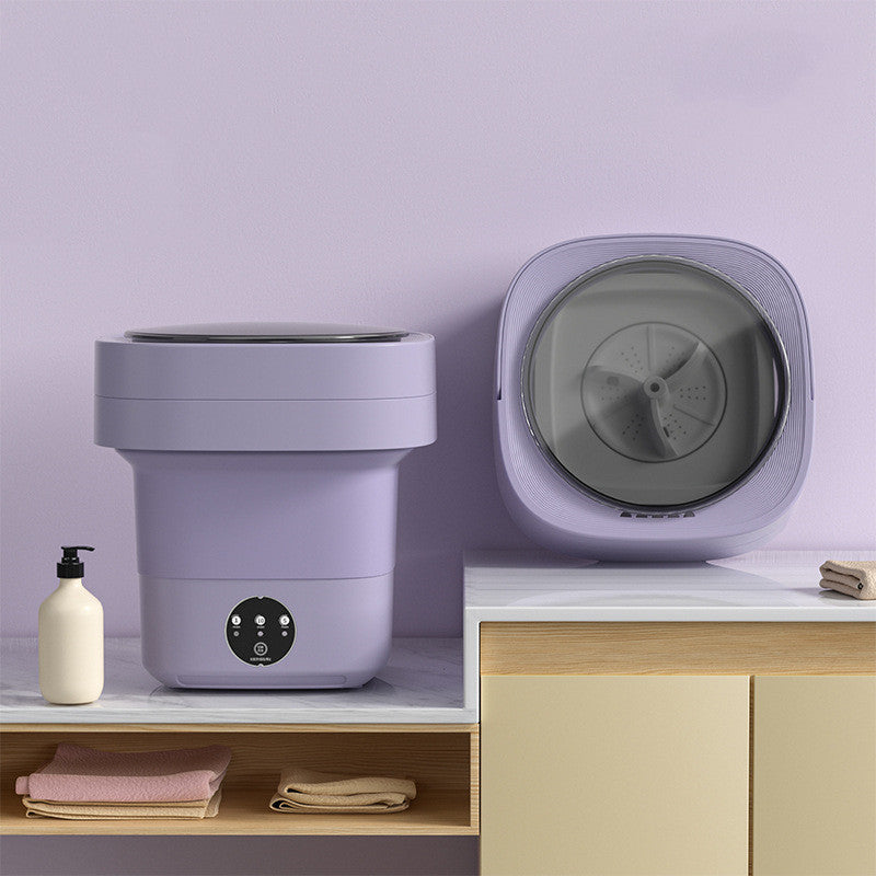 ALTIN™ Mini Faltbare Waschmaschine mit Trocknung – Ideal für Reisen, Apartments & Camping
