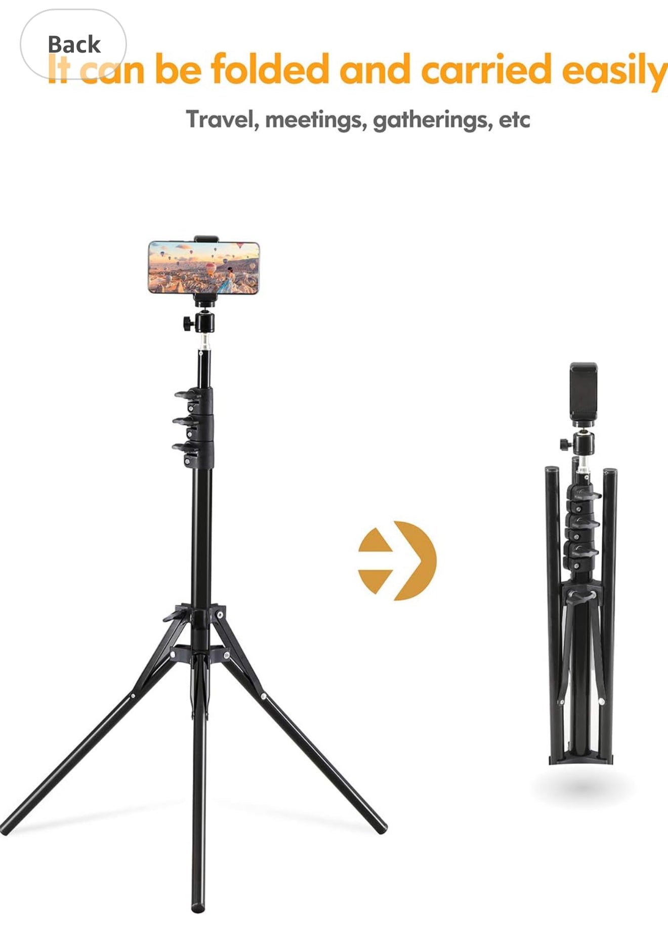 ALTIN™ Handy Stativ mit Selfie-Stick – 152 cm Aluminium-Stativ mit Bluetooth-Fernauslöser – Perfekt für Livestream, Vlogging & Reisen – Leicht & Kompakt