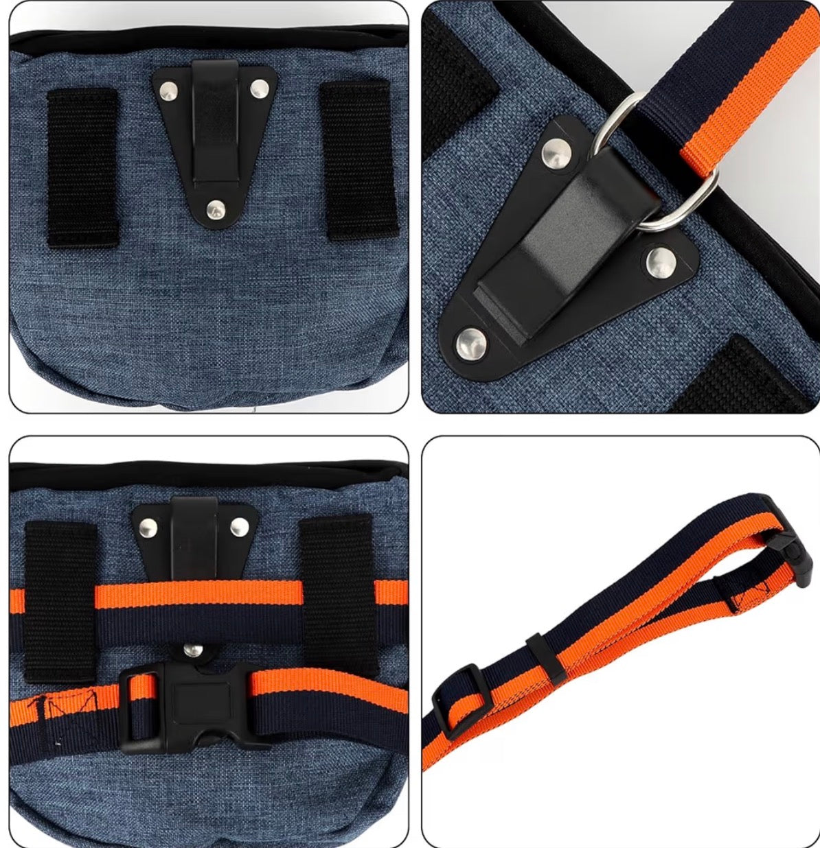 2x Hunde Leckerli Tasche Futterbeutel Kotbeutelspender Training Gassi Blau