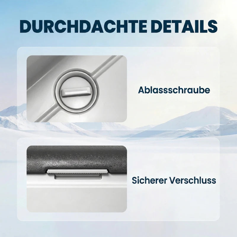 50L Kompressor Kühlbox -20°C bis 20°C Dual Zone App
