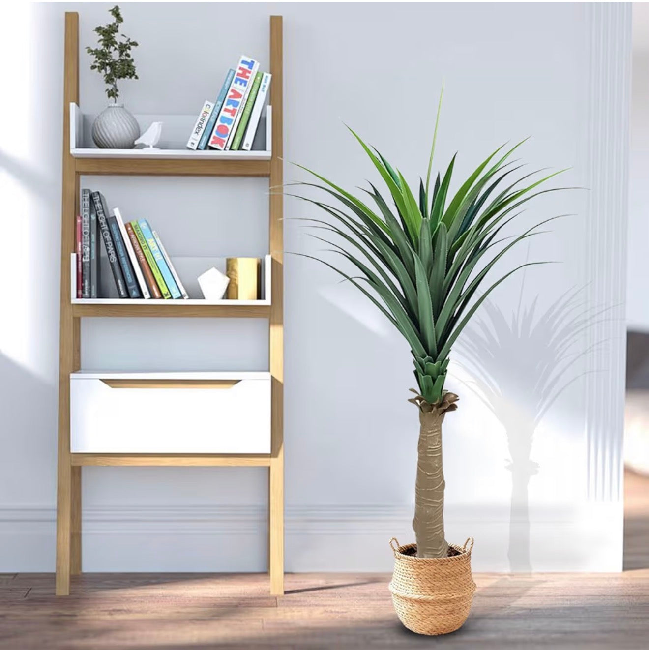 Künstliche Agave Pflanze 120/150cm GOVIRAYE Tropen Deko Innen Außen Büro Balkon