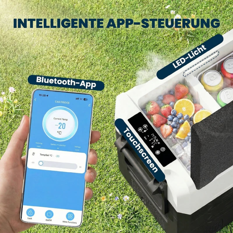 50L Kompressor Kühlbox -20°C bis 20°C Dual Zone App