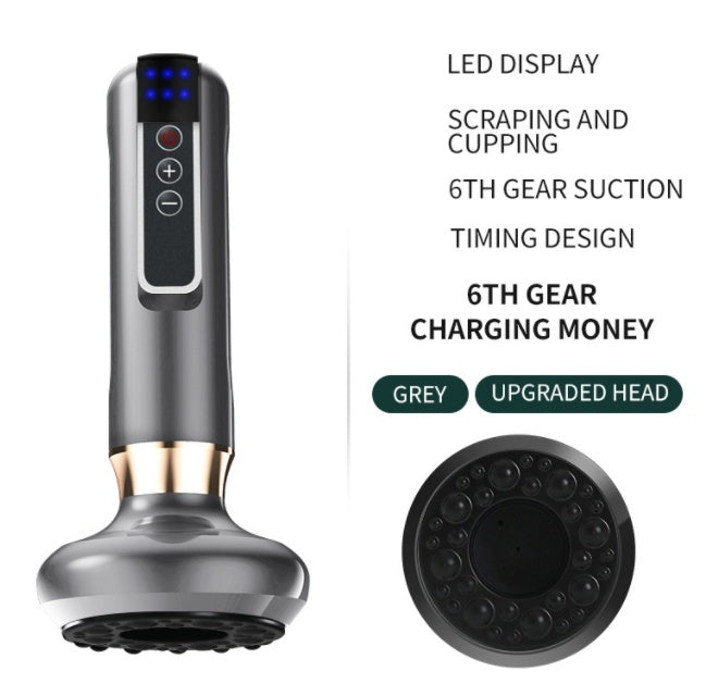 ALTIN™ Intelligentes Schröpfmassagegerät mit Infrarot – 6/12 Intensitätsstufen, Gua Sha, USB-Ladung