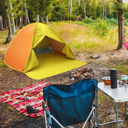 ALTIN™ Sonnenschutz Strandzelt – Pop-Up, UV-Schutz, Leicht, Tragbar, Camping & Strand