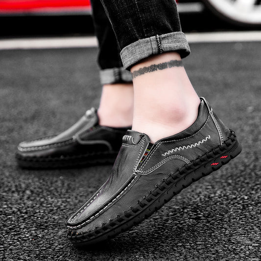ALTIN™ Herren Business-Slipper – Bequem, Leder, Stilvoll & Alltagstauglich