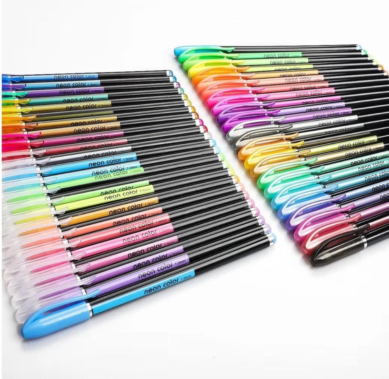 48-teiliges Gelstifte Set – Metallic, Pastell & Glitzer für Zeichnen & Malen