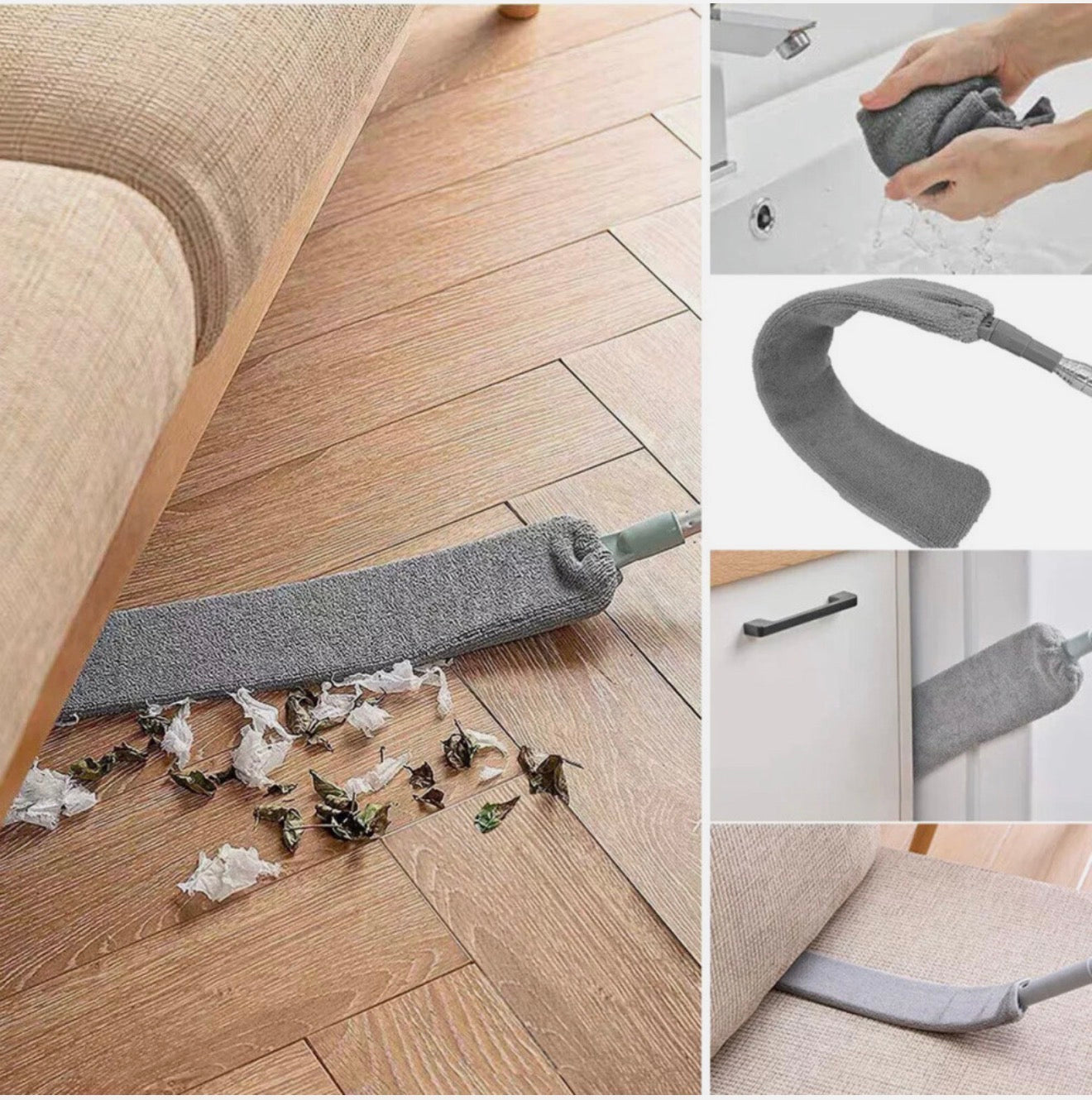 🧹 2er Set Teleskop-Staubwedel – Für ein sauberes Zuhause ohne Leiter!