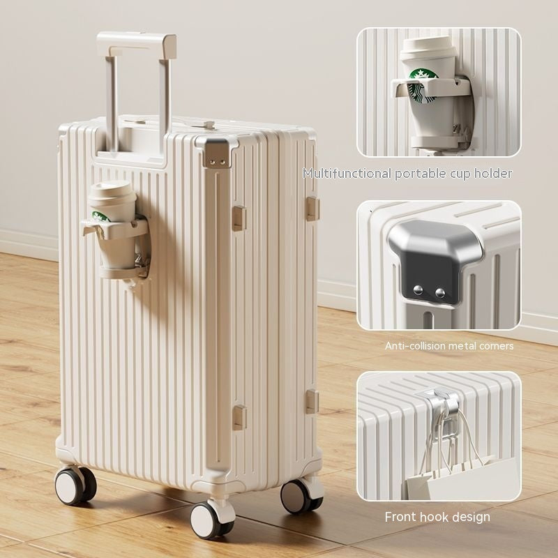 ALTIN™ Multifunktionaler Passwort Trolley Koffer – 20/24/26 Zoll, Anti-Kollisions-Design, Leicht & Stylisch