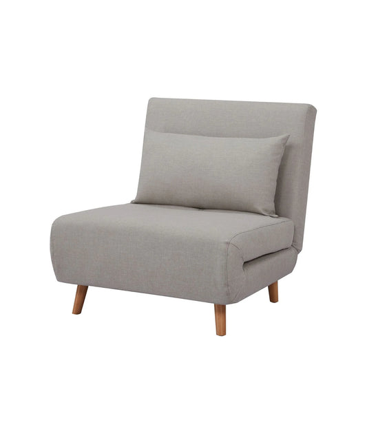 Happy Home Schlafsessel (Hellgrau) – 2-in-1 Sessel & Gästebett | Platzsparend & Komfortabel | Erhältlich bei ALTIN™