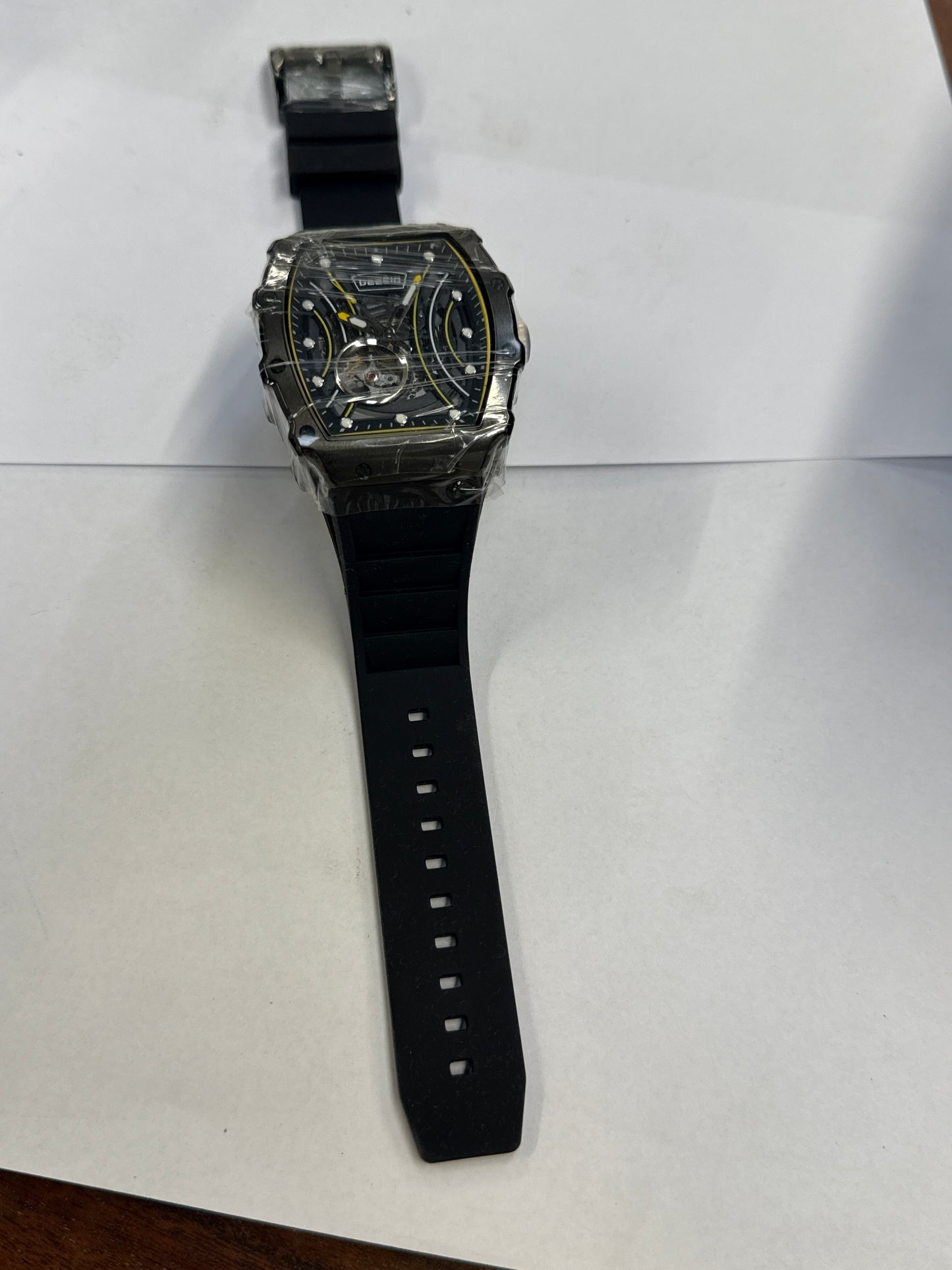 Skelett Design Saphirglas Miyota Automatik Herren Uhr