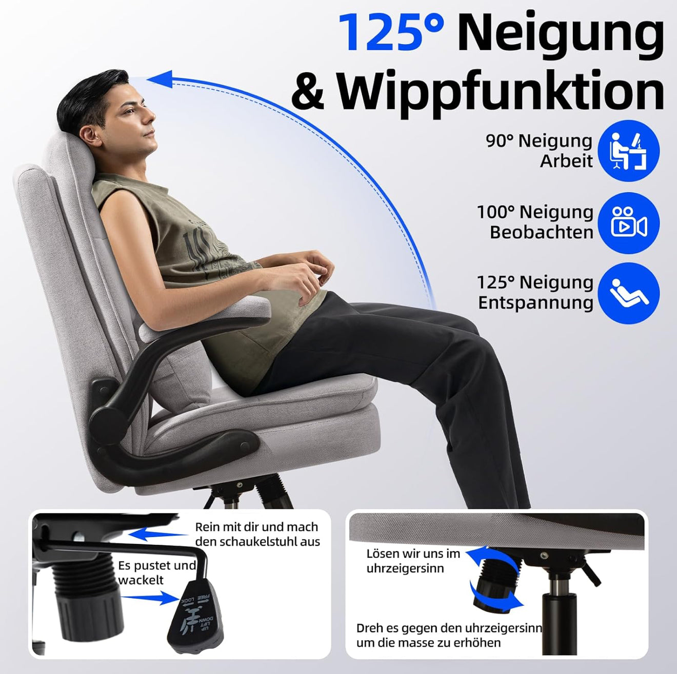 Ergonomischer Bürostuhl – Komfort, Stil & Stabilität für jeden Arbeitsplatz