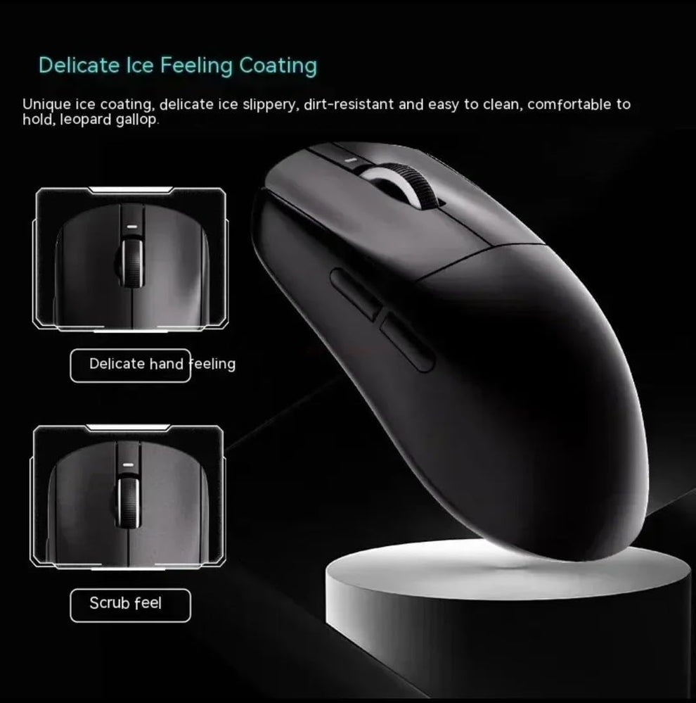 VXE R1 Pro Max Wireless Gaming Maus PAW3395 54g 4K Polling Schwarz