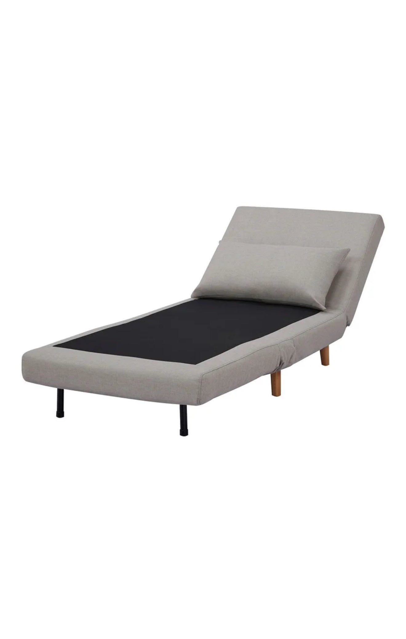 Schlafsessel – Hellgrau & Dunkelgrau | 2-in-1 Sessel & Gästebett