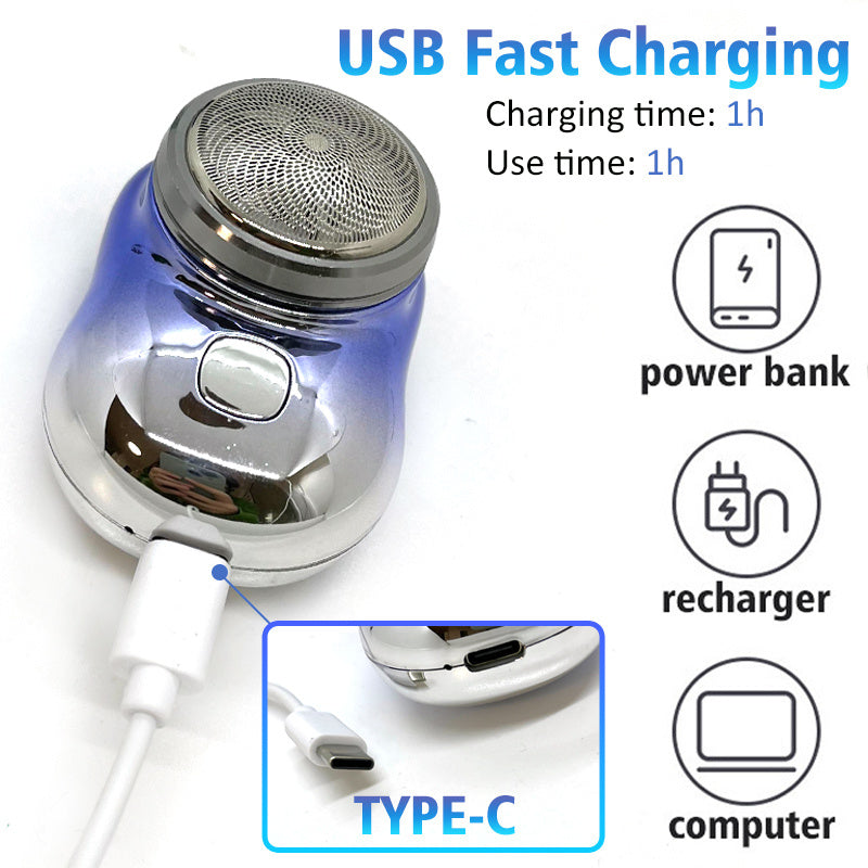 ALTIN™ Mini Tragbare Gesicht Cordless Rasierer USB Aufladbare Elektro Rasierer Wet & Dry Schmerzlos Kleine Größe Maschine Rasur Für Männer
