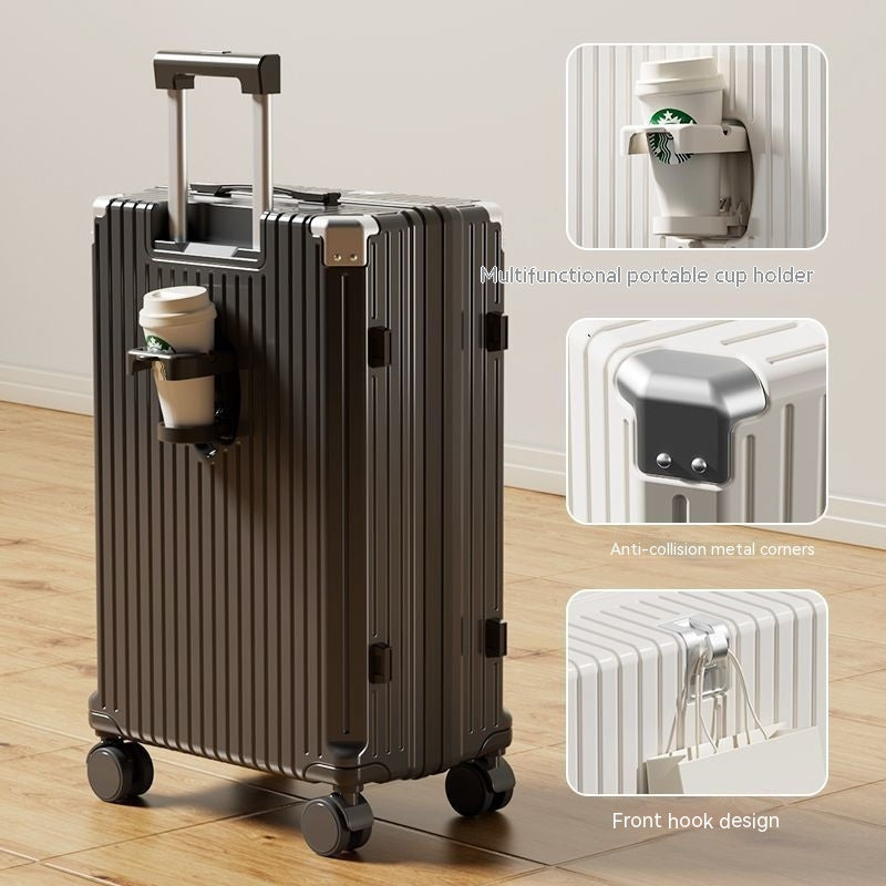 ALTIN™ Multifunktionaler Passwort Trolley Koffer – 20/24/26 Zoll, Anti-Kollisions-Design, Leicht & Stylisch