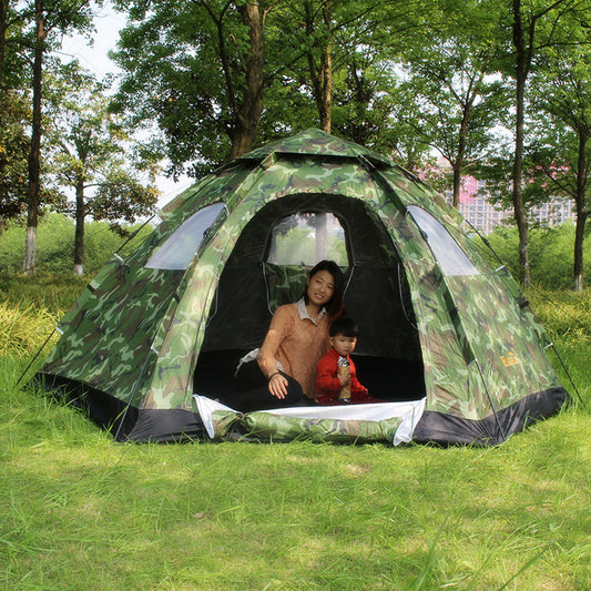 ALTIN™ Großes Outdoor Camping Zelt – 6-8 Personen, Automatisches Zelt, Wasserdicht, Geräumig
