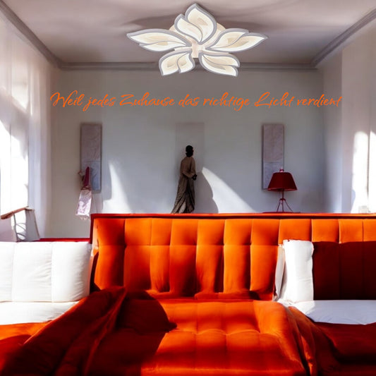 ALTIN™ LED Deckenleuchte Dimmbar 40W–80W – Mit Fernbedienung & Farbsteuerung | Für Wohnzimmer, Schlafzimmer, Kinderzimmer & mehr