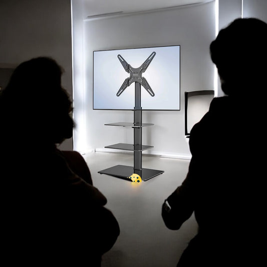 ALTIN™ Verstellbare TV-Halterung – Für 32”-65” | Höhen- & Neigungsanpassung | Robuste Metallkonstruktion | Modernes & Stilvolles Design