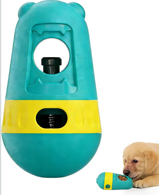 2x Snackball Hund Futterball Leckerli Spender & Kaustab-Halter - Farbe Wählbar