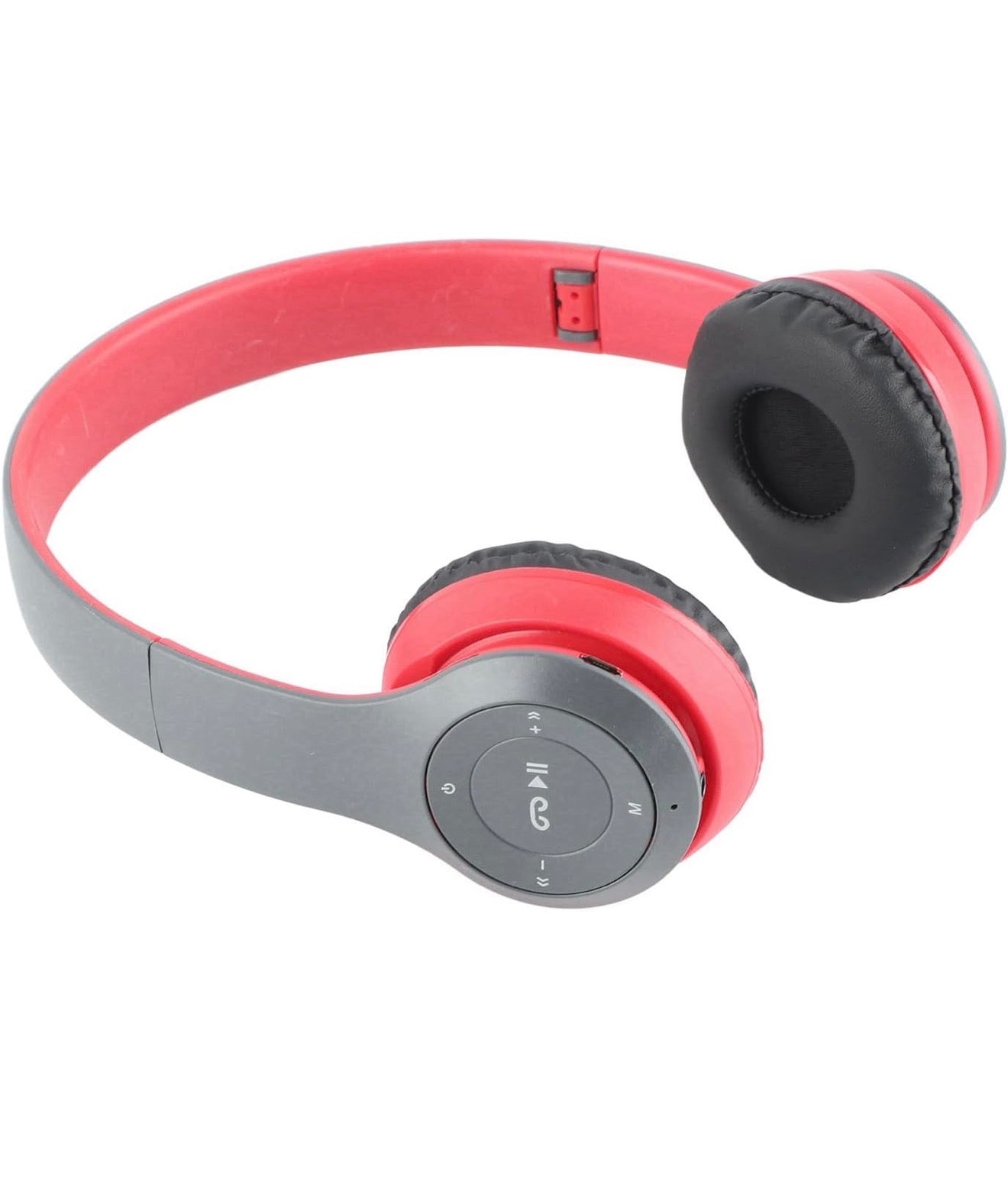 Kabelloser Bluetooth 5.0 P47 Kopfhörer Faltbar Stereo, FM, TF, Weiß/Rot/Schwarz