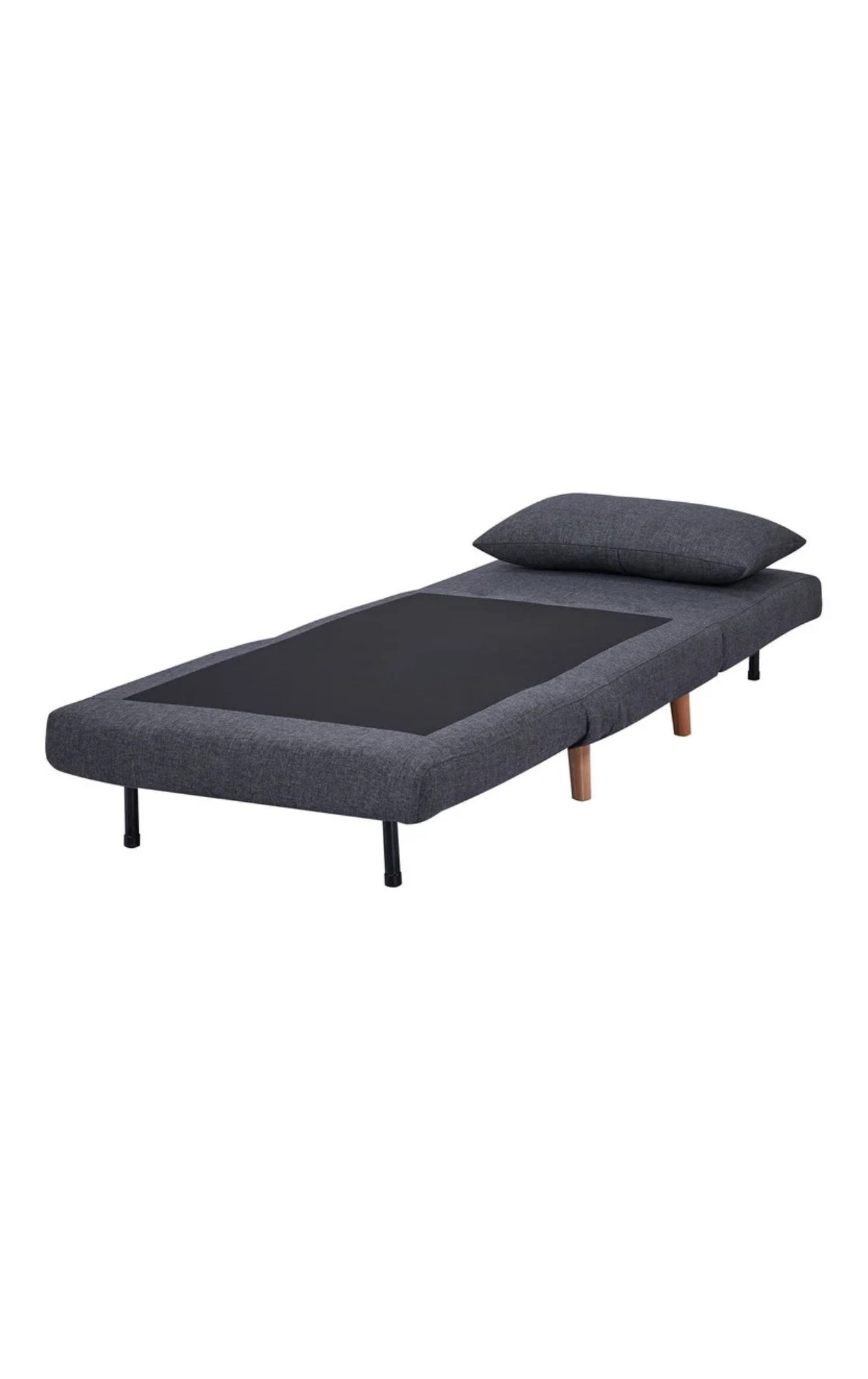 Schlafsessel – Hellgrau & Dunkelgrau | 2-in-1 Sessel & Gästebett