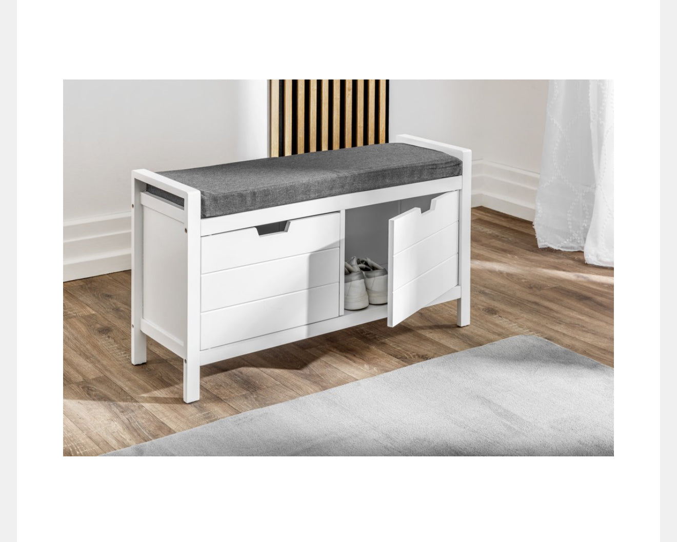 Happy Home Sitzbank mit Schuhablage – Weiß – Verschiedene Modelle – Versand kostenlos!
