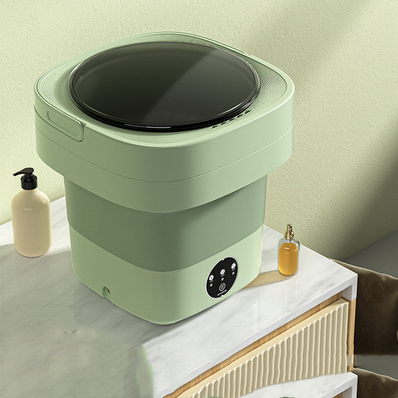 ALTIN™ Mini Faltbare Waschmaschine mit Trocknung – Ideal für Reisen, Apartments & Camping