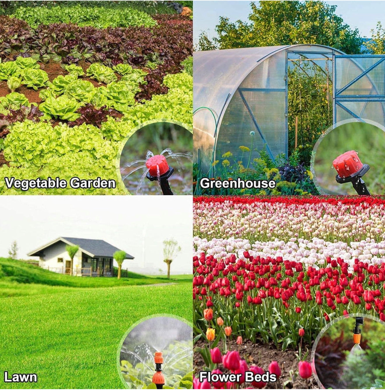 158 tlg. Tropfbewässerung Set 40m Micro Bewässerungssystem Garten DIY