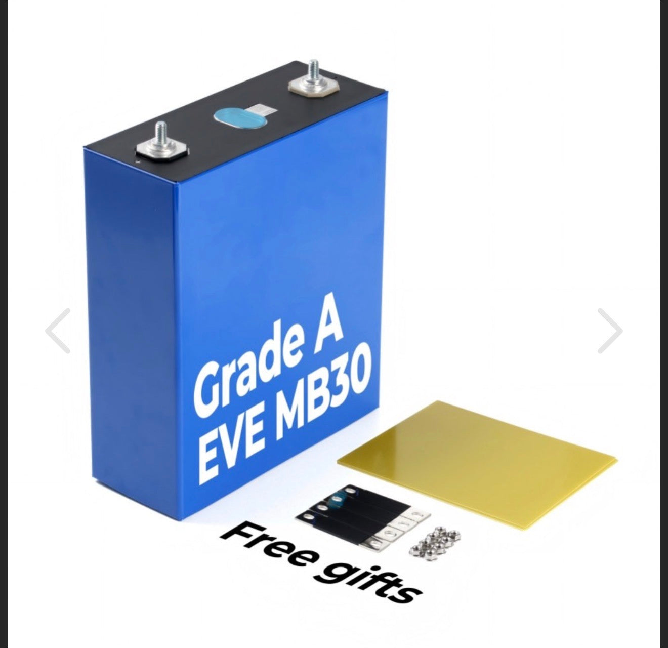 EVE MB30 306Ah 3.2V LiFePO4 Grade A Solar Akku 8000 Zyklen