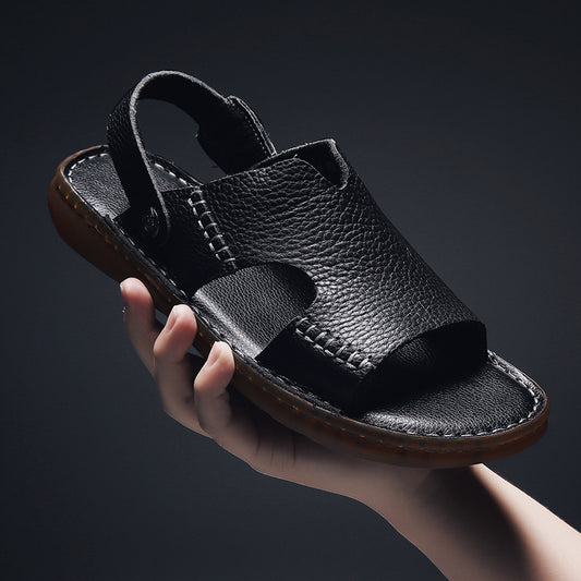 ALTIN™ Bequeme Herren Ledersandalen – Wasserdicht & Rutschfest für Sommer & Outdoor
