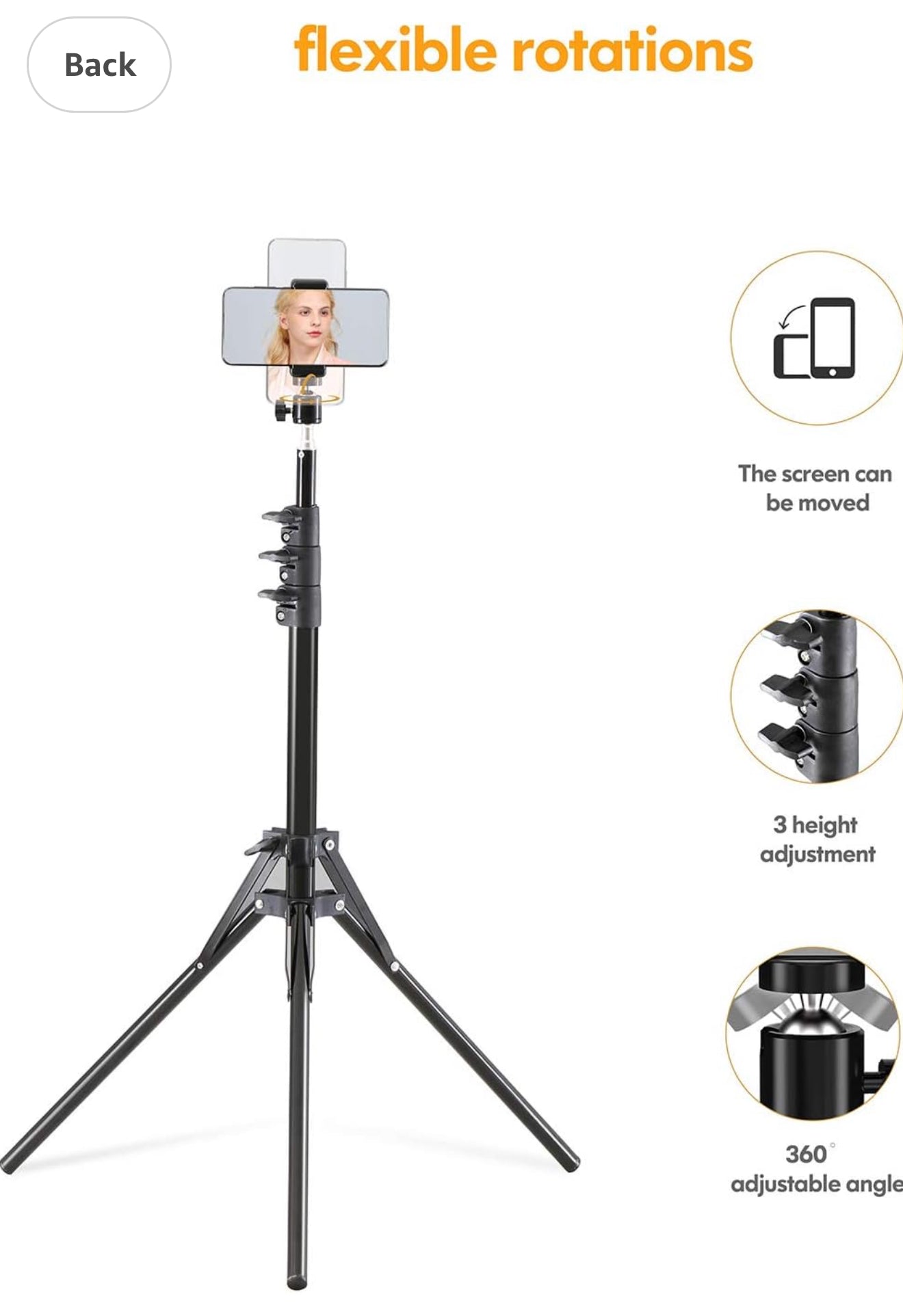 ALTIN™ Handy Stativ mit Selfie-Stick – 152 cm Aluminium-Stativ mit Bluetooth-Fernauslöser – Perfekt für Livestream, Vlogging & Reisen – Leicht & Kompakt