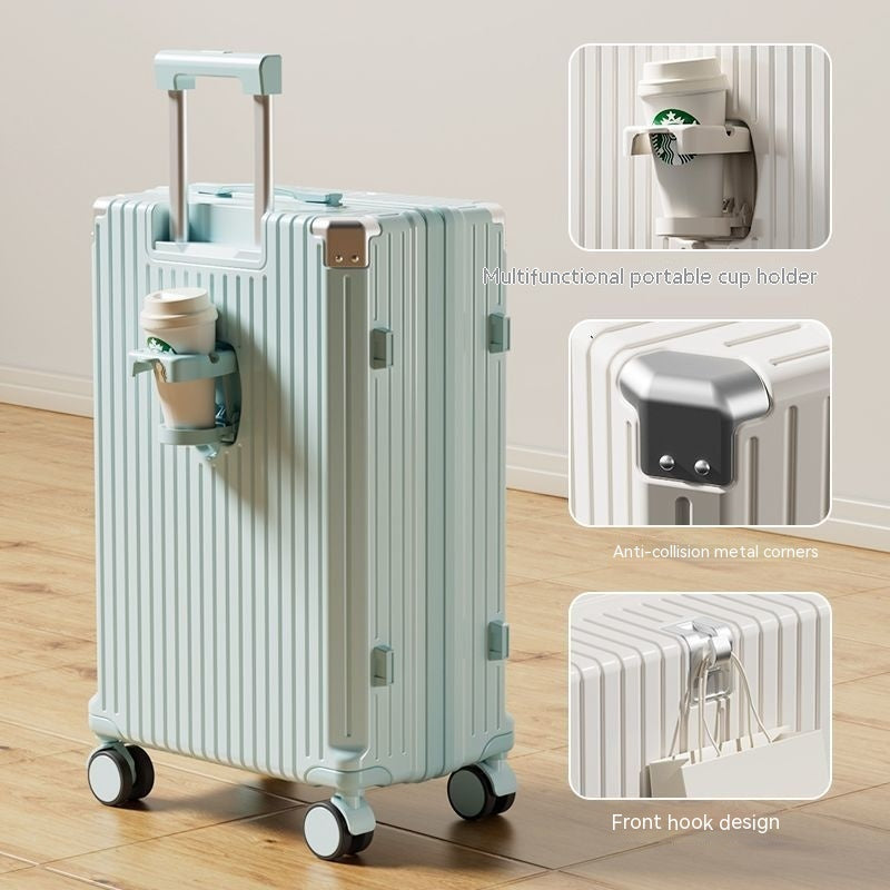 ALTIN™ Multifunktionaler Passwort Trolley Koffer – 20/24/26 Zoll, Anti-Kollisions-Design, Leicht & Stylisch