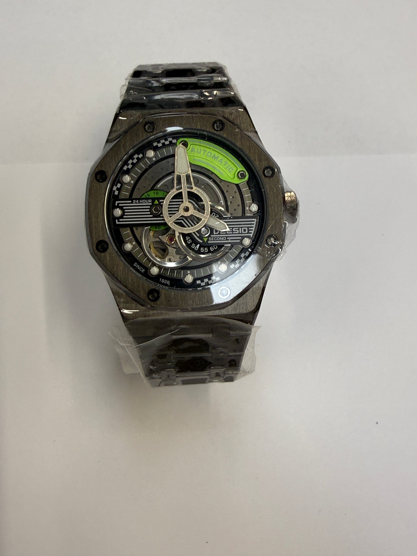 Skelett Design Saphirglas Miyota Automatik Herren Uhr