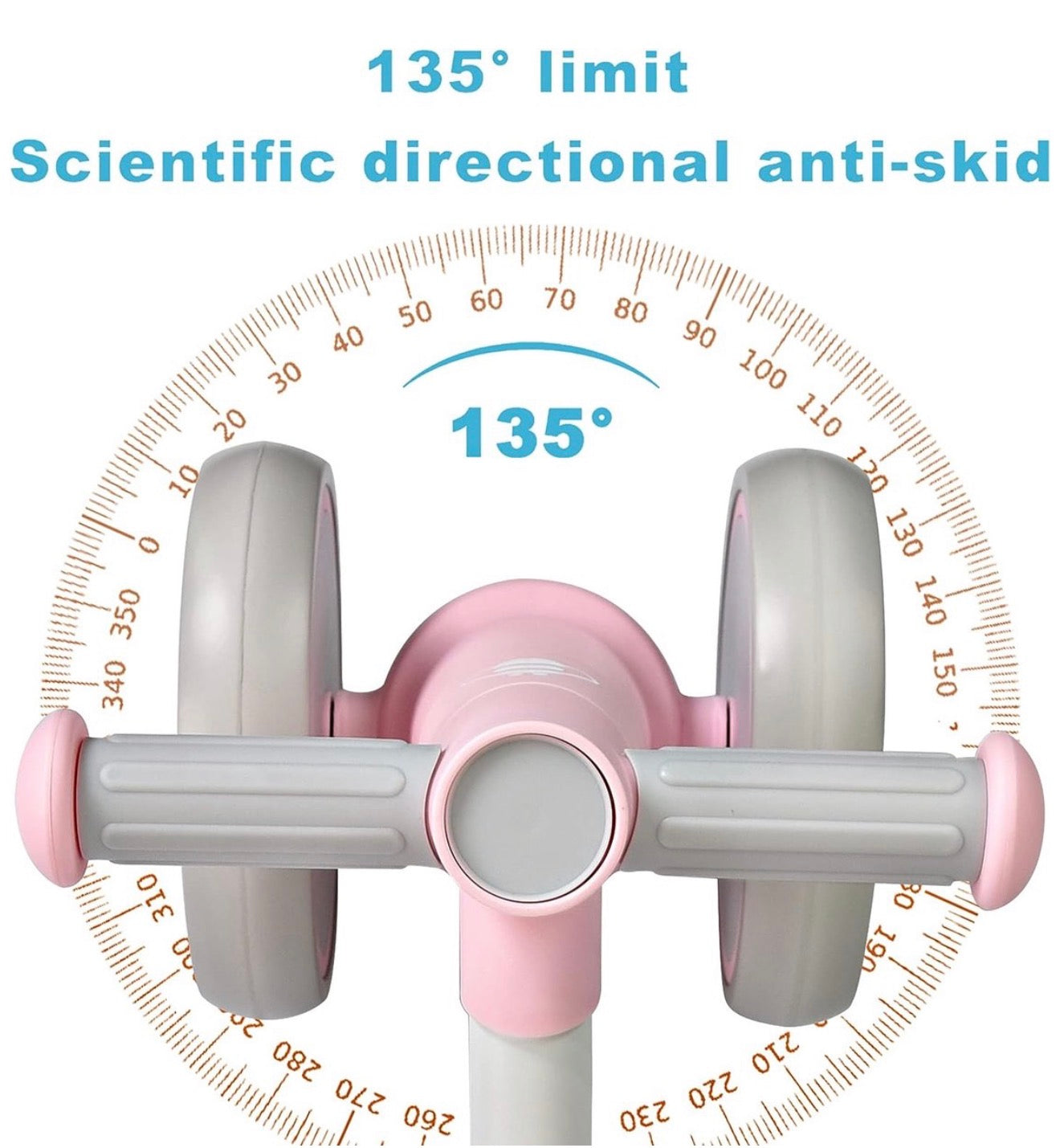 Baby Laufrad 4 Räder 1 Jahr Kinder Balance Bike Rosa Leicht