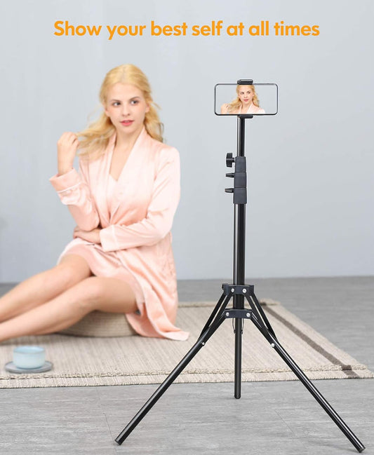 ALTIN™ Handy Stativ mit Selfie-Stick – 152 cm Aluminium-Stativ mit Bluetooth-Fernauslöser – Perfekt für Livestream, Vlogging & Reisen – Leicht & Kompakt