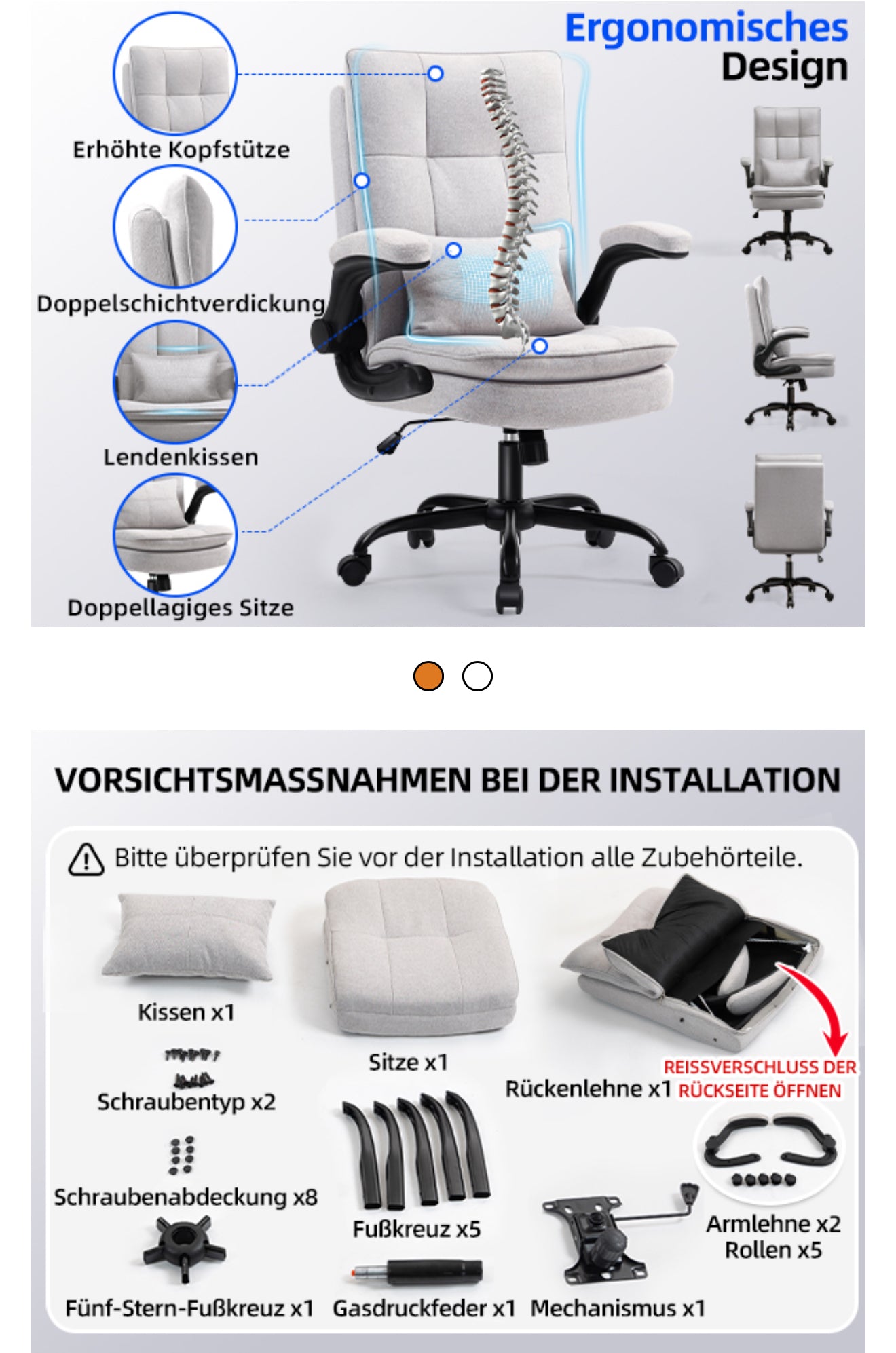 Ergonomischer Bürostuhl – Komfort, Stil & Stabilität für jeden Arbeitsplatz