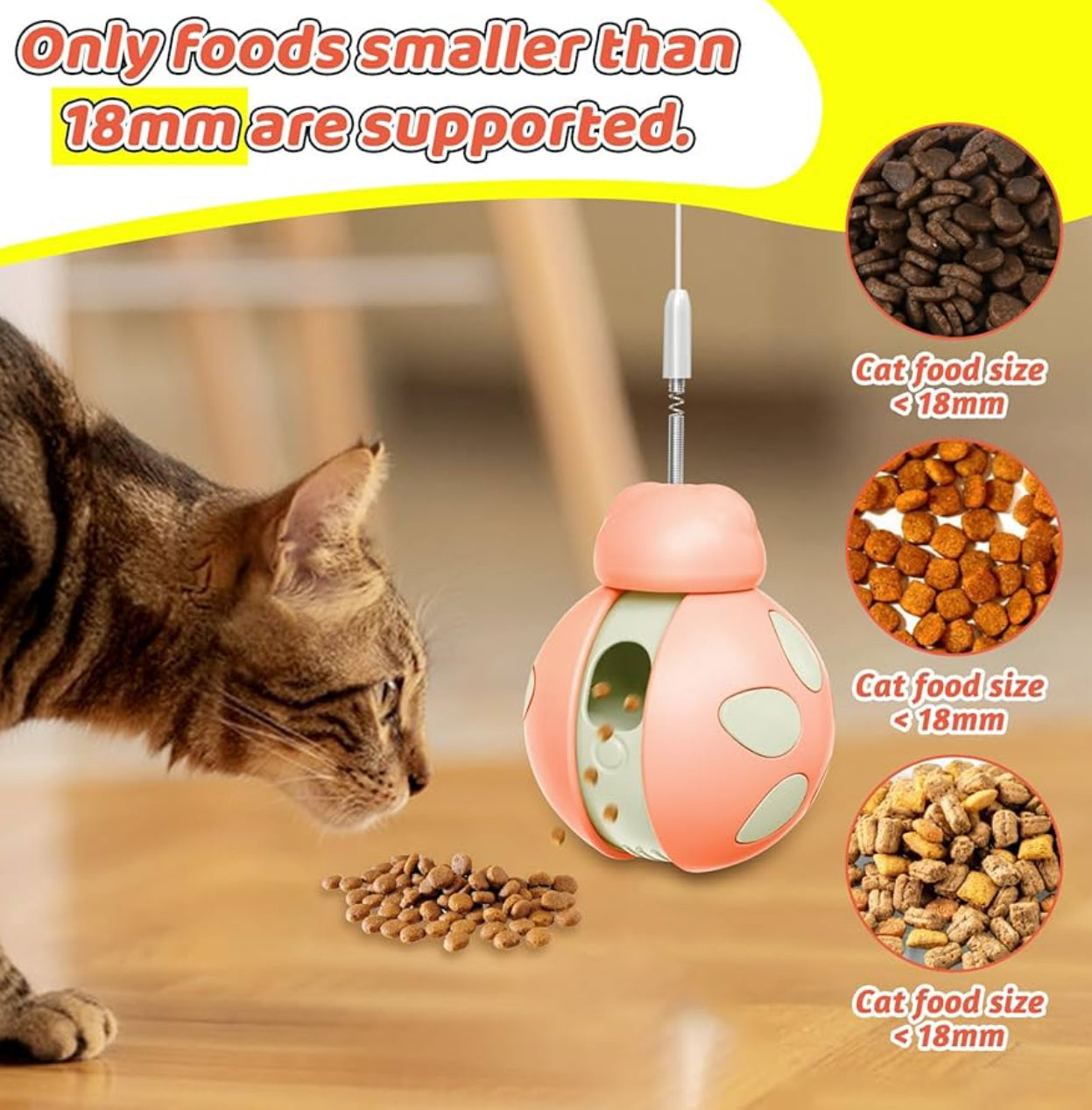 Interaktives Katzenspielzeug Tumbler Futterspender Snackball & Federstab Healife