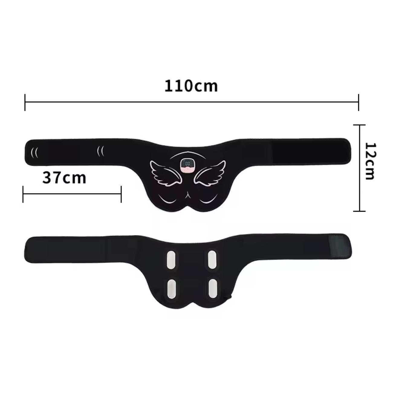 EMS 3in1 Muskelstimulations Set für Bauch Arme Beine mit LCD USB