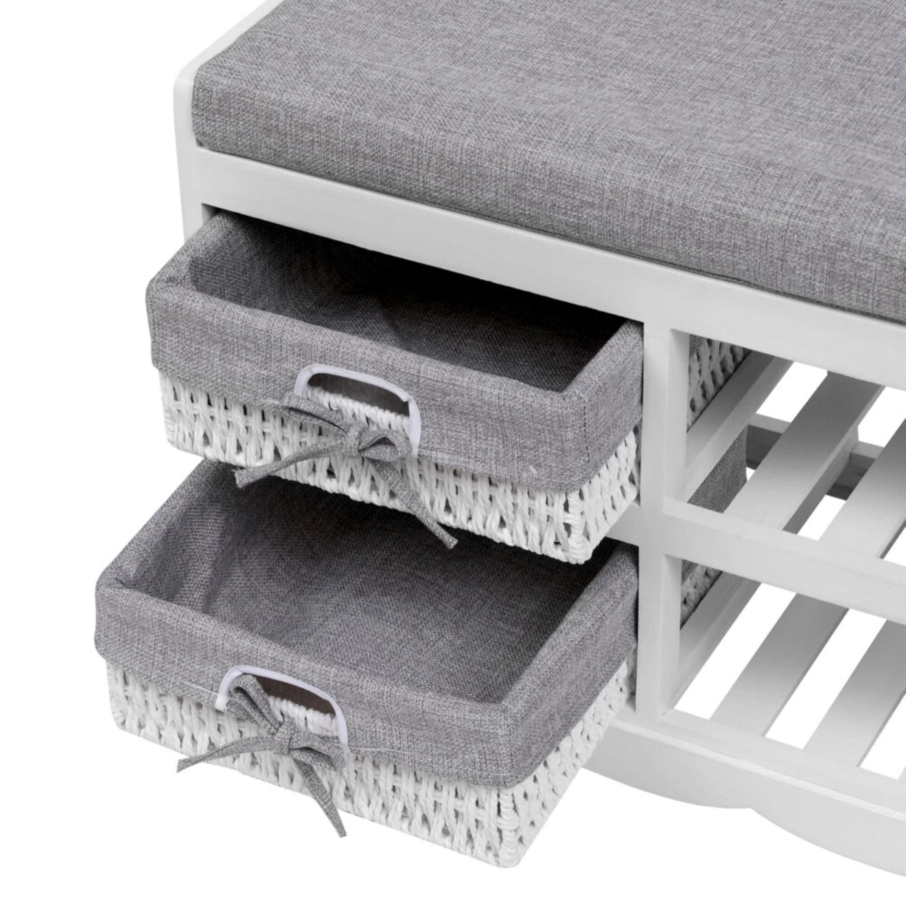 Happy Home Sitzbank mit Schuhablage – Weiß – Verschiedene Modelle – Versand kostenlos!